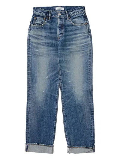 Moussy Vintage Cotton Jeans In Blue