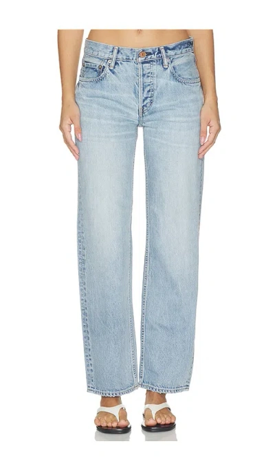 Moussy Vintage Covington ストレートレッグ In Blue
