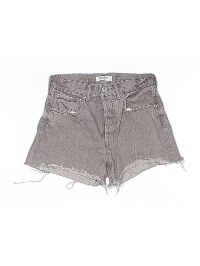 Pre-owned Moussy Vintage Denim Shorts In Gray