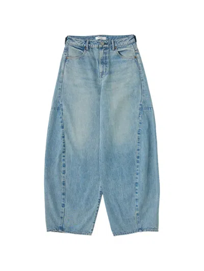 Moussy Vintage Frimley Barrel Jeans In Blue