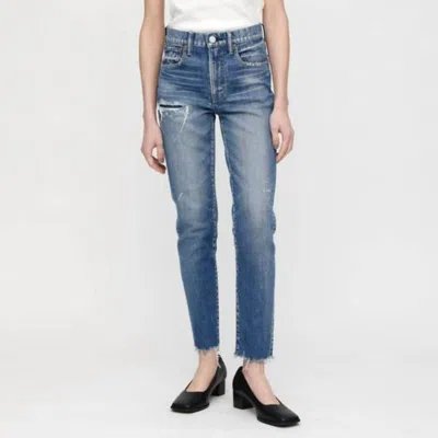 Moussy Vintage Hammond High-rise Skinny Jean In Blue