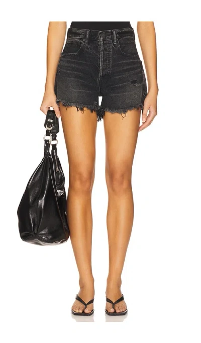 Moussy Vintage Harrington Shorts In Black