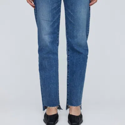 Moussy Vintage Harris Straight Jean In Brown