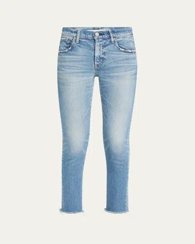 Moussy Vintage Hawthhorne Skinny Jeans In Light Blue