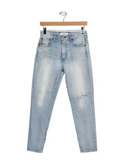Pre-owned Moussy Vintage High-rise Skinny Leg Jeans In Blue