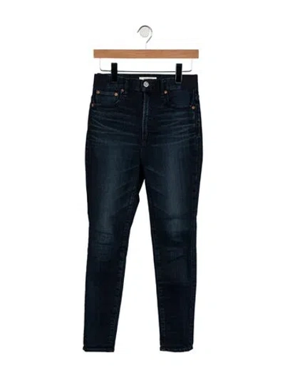 Pre-owned Moussy Vintage High-rise Skinny Leg Jeans In Blue