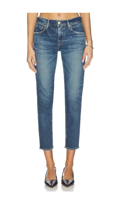 Moussy Vintage Holliston Skinny Jeans In Blue