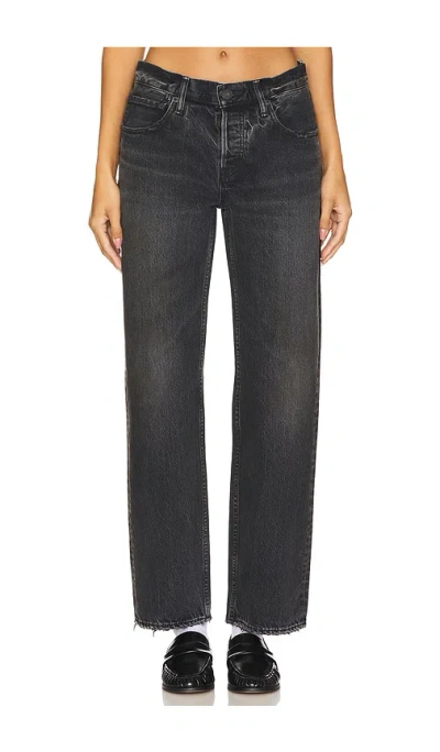 Moussy Vintage Iona Straight In Black