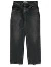 Moussy Vintage Iona Straight-leg Jeans In Black