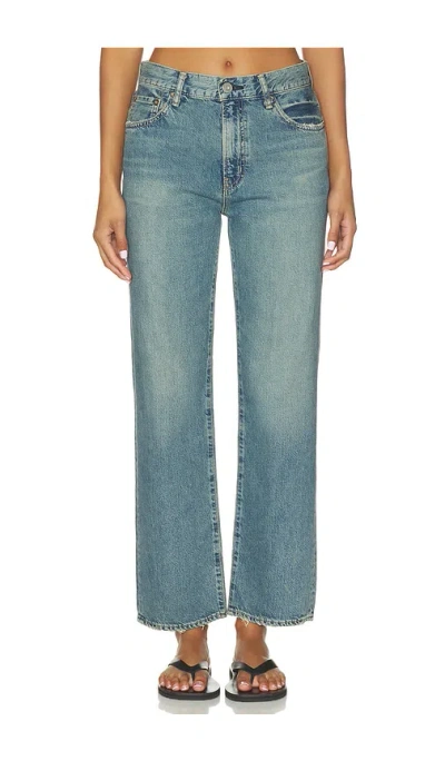 Moussy Vintage Lafayette Straight Leg Jeans In Blue