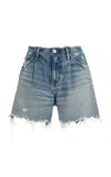 Moussy Vintage Ludlow Denim Shorts In Light Wash