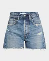 Moussy Vintage Manhasset Distressed Denim Shorts
