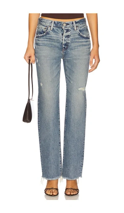 Moussy Vintage Massapequa Straight In Blue