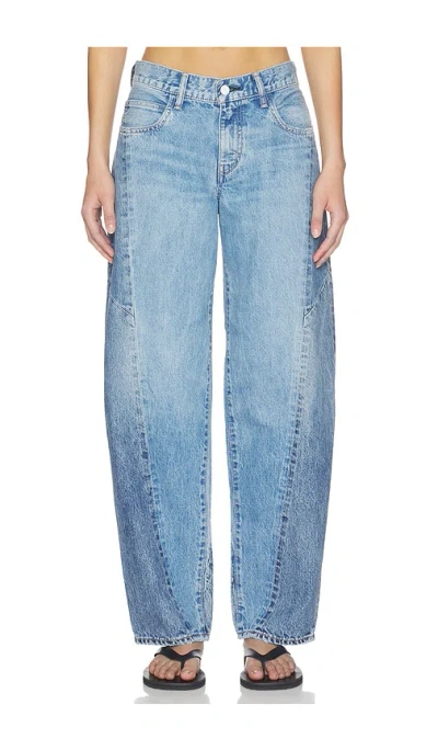 Moussy Vintage Micco Remake Tapered Jeans In Blue