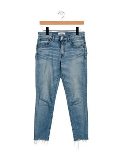 Pre-owned Moussy Vintage Mid-rise Skinny Leg Jeans In Blue