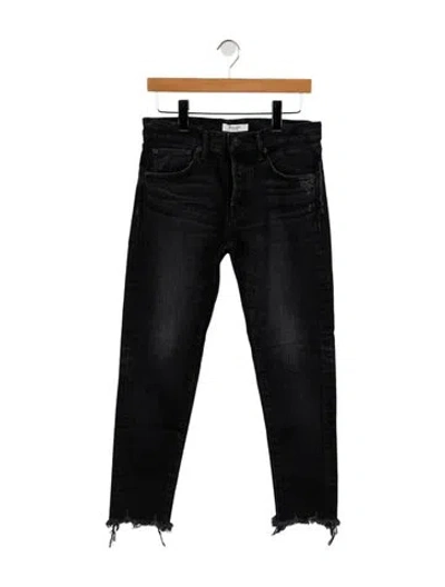 Pre-owned Moussy Vintage Mid-rise Skinny Leg Jeans In Blue