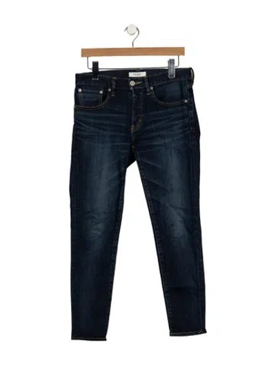 Pre-owned Moussy Vintage Mid-rise Skinny Leg Jeans In Blue