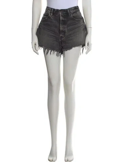Pre-owned Moussy Vintage Mini Shorts In Black
