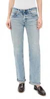 Moussy Vintage Mv Arverne Straight Low Jeans Blue