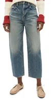 MOUSSY VINTAGE MV EASTON ROUND trousers BLUE