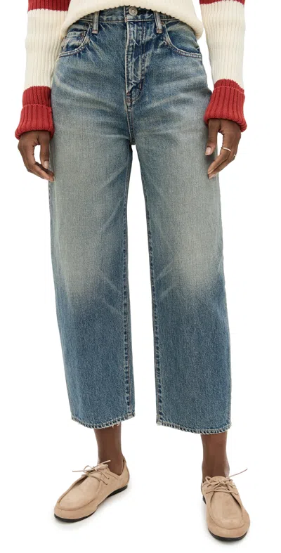 Moussy Vintage Mv Easton Round Pants Blue