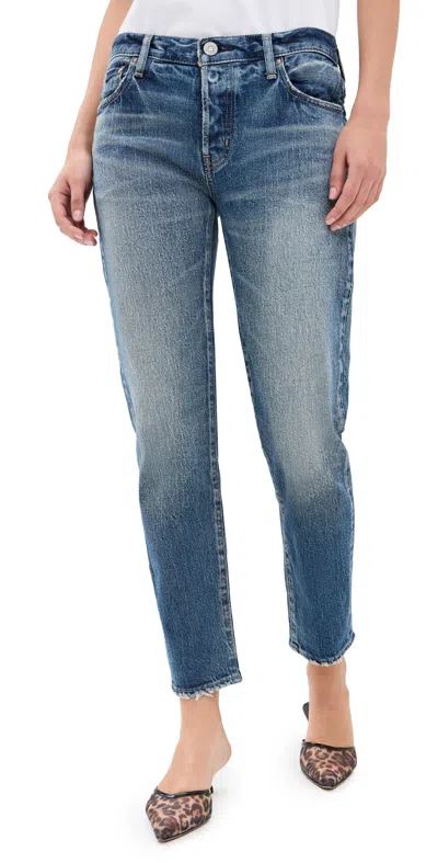 Moussy Vintage Mv Eldred Tapered Jeans Light Blue