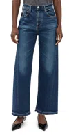 Moussy Vintage Espanola Wide-leg Jeans In Blue