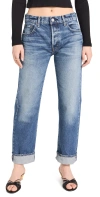 MOUSSY VINTAGE FOXWOOD STRAIGHT JEANS BLUE