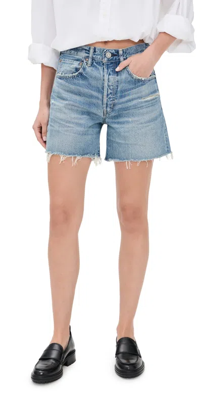 Moussy Vintage Mv Kensington Shorts Blue