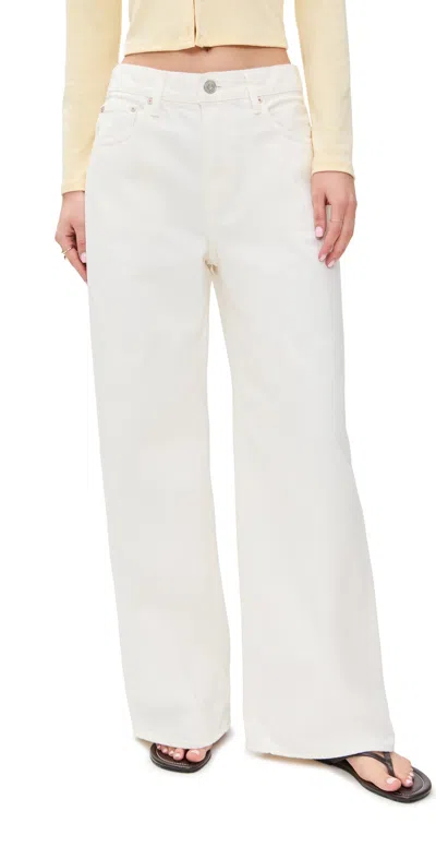 Moussy Vintage Mv Tribeca Super Wide Pants White