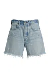 Moussy Vintage Nolita Denim Shorts In Light Wash
