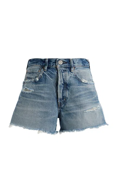 Moussy Vintage Remo Remake Shorts In White