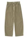 Moussy Vintage Mv Pomonok Gusset Cargo Pants Khaki In Green