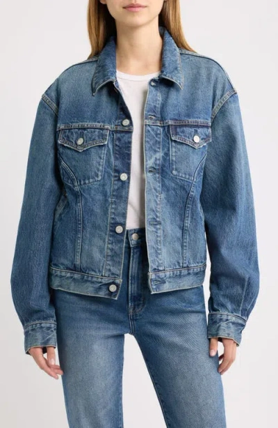 Moussy Vintage Prescott Western Jacket In Blue