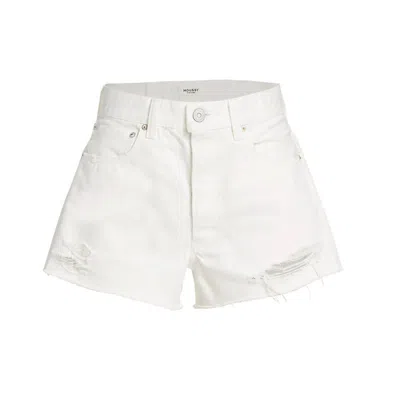Moussy Vintage Ransomville Shorts In White