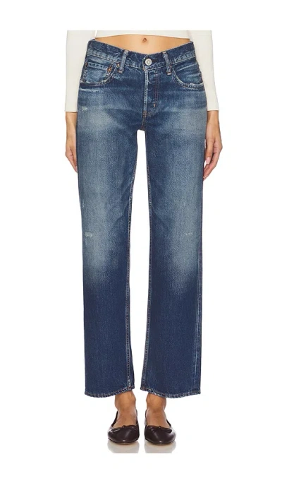 Moussy Vintage Ridgefield Straight Low In Blue