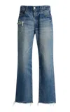 Moussy Vintage Sayville Rigid Boyfriend Jeans In Light Wash