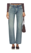 Moussy Vintage Showell Straight Jeans In Blue