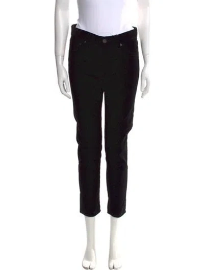 Pre-owned Moussy Vintage Skinny Leg Pants In Black