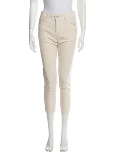Pre-owned Moussy Vintage Skinny Leg Pants In Neutral