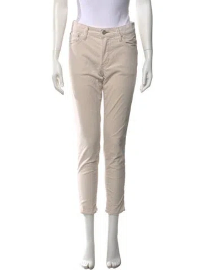 Pre-owned Moussy Vintage Skinny Leg Pants In Neutral