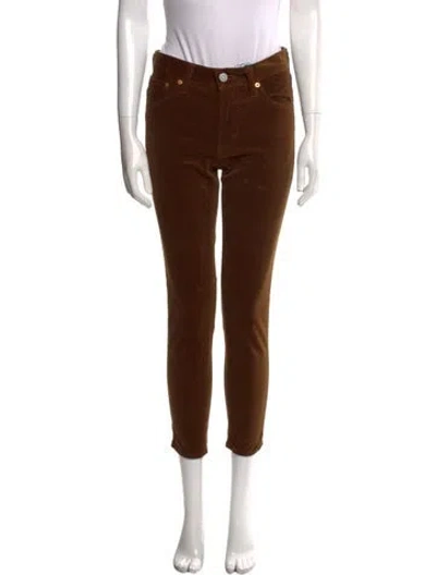 Pre-owned Moussy Vintage Skinny Leg Pants W/ Tags In Brown