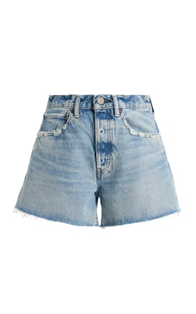 Moussy Vintage Southborough Denim Shorts In Blue