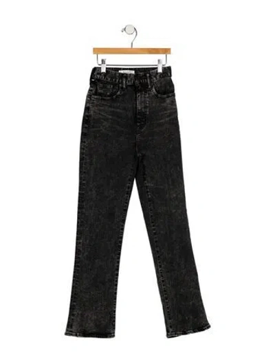 Pre-owned Moussy Vintage Straight Leg Pants In Gray