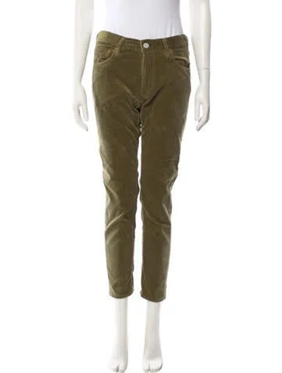 Pre-owned Moussy Vintage Straight Leg Pants In Green