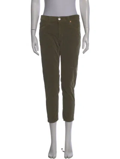 Pre-owned Moussy Vintage Straight Leg Pants In Green