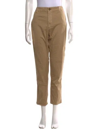 Pre-owned Moussy Vintage Straight Leg Pants In Neutral