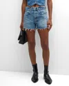 MOUSSY VINTAGE TROPPARD DENIM SHORTS