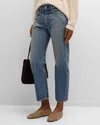 Moussy Vintage Vineyards Boyfriend Jeans In Blu