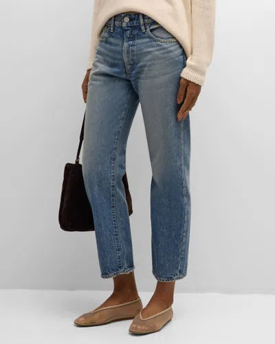 Moussy Vintage Vineyards Boyfriend Jeans In Blu